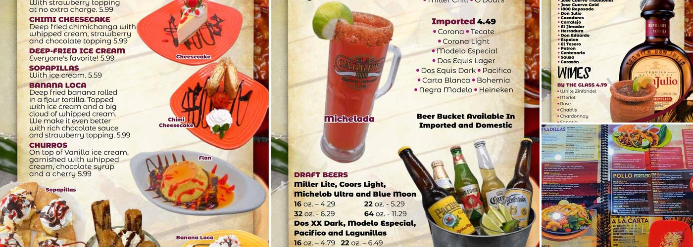 La Carreta Mexican Restaurant and Bar Menu