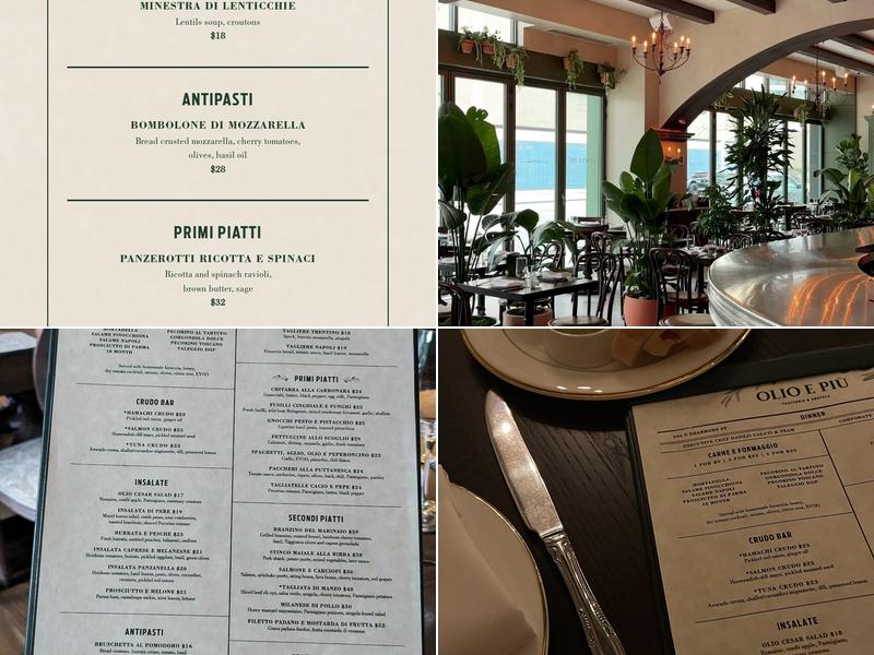 OLIO E PIÙ Menu
