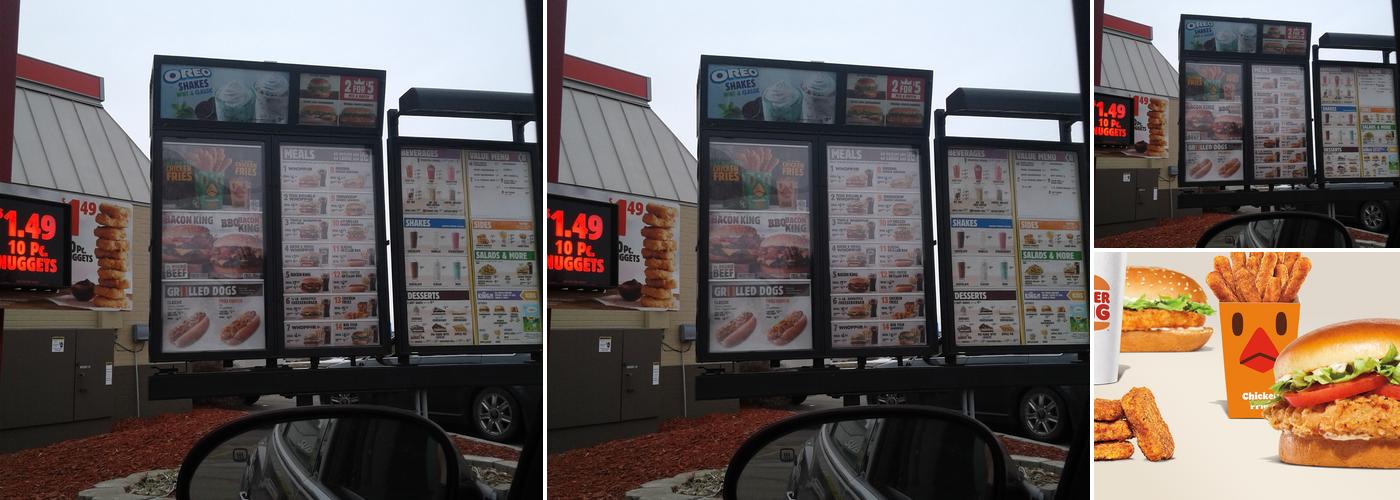 Burger King Menu
