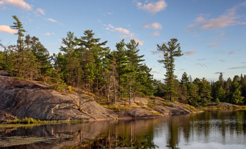 Grundy Lake Provincial Park Main Entrance Britt