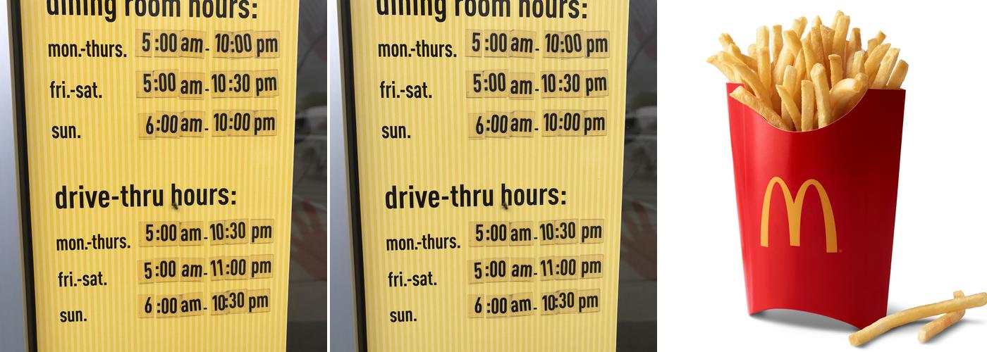 McDonald's Menu