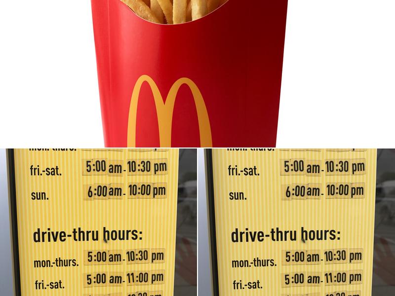McDonald's Menu