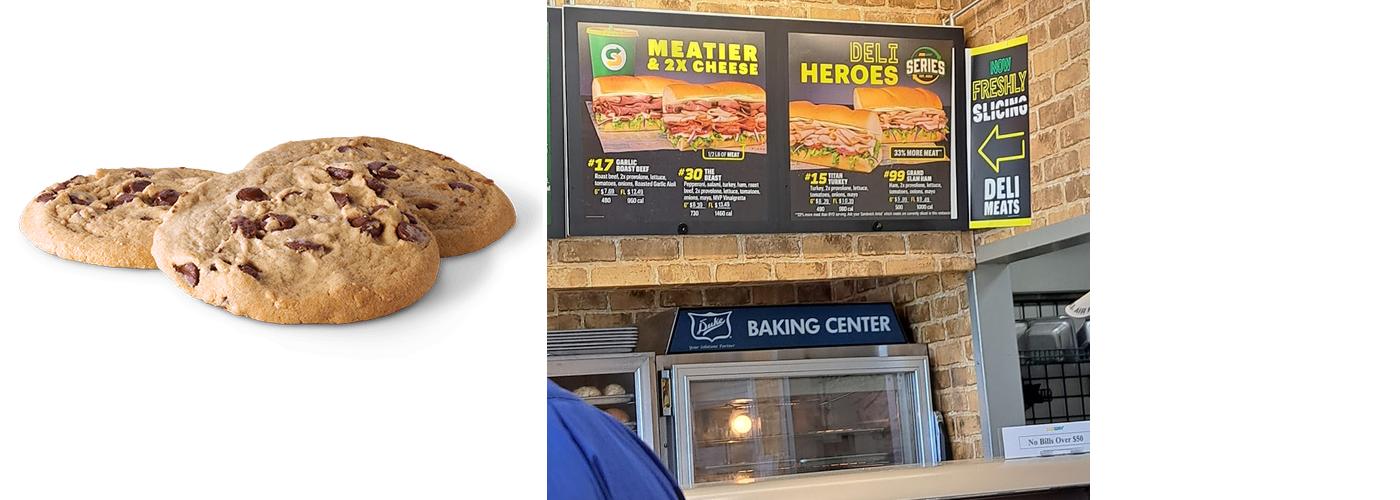 Subway Menu