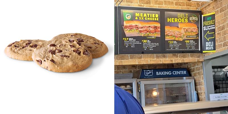 Subway Menu