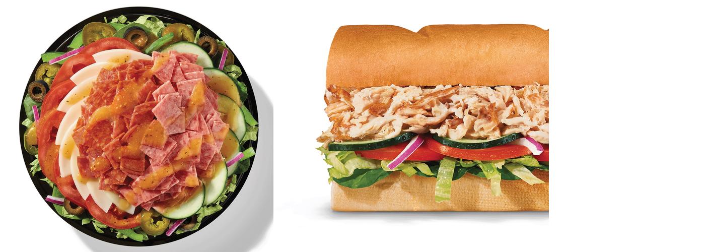 Subway Menu