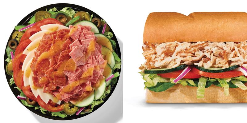 Subway Menu