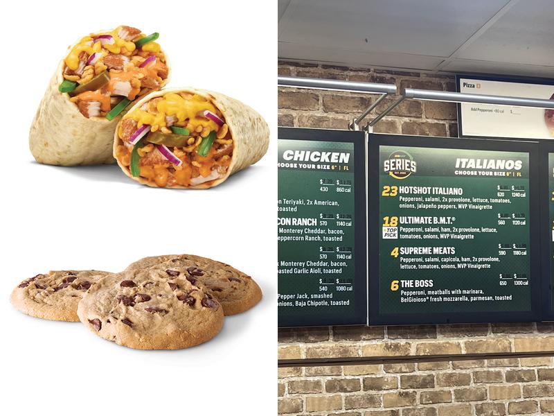 Subway Menu