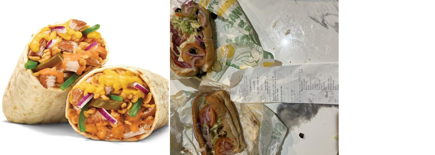 Subway Menu