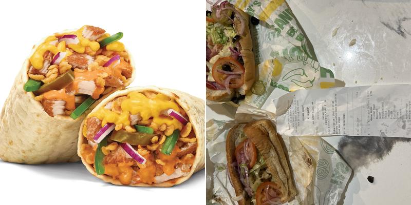 Subway Menu