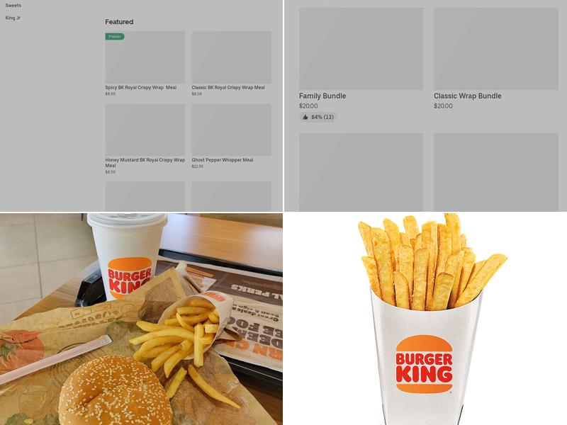 Burger King Menu