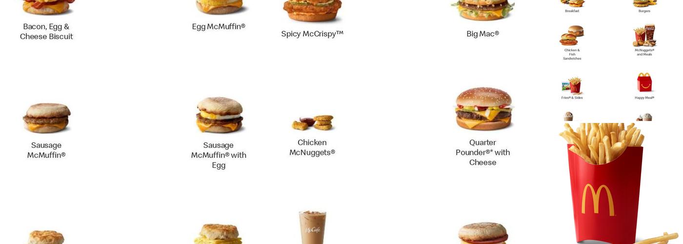 McDonald's Menu