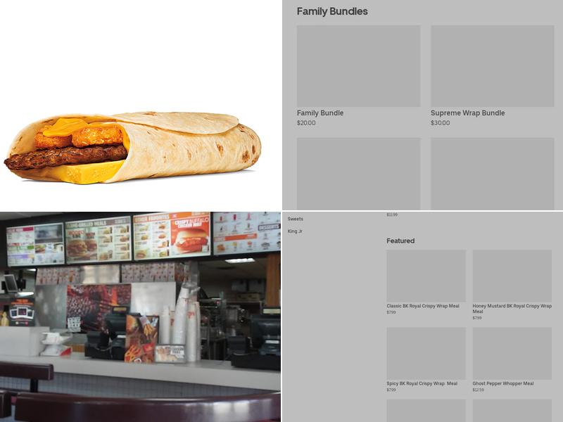 Burger King Menu