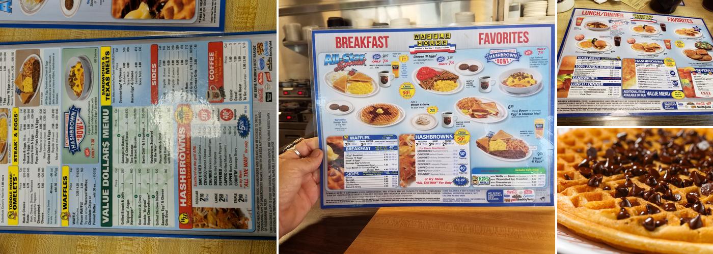 Waffle House Menu