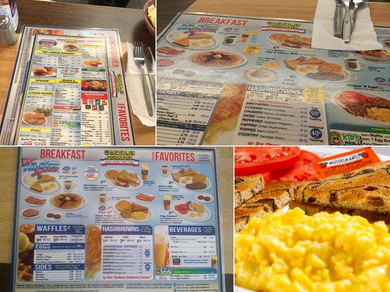 Waffle House Menu