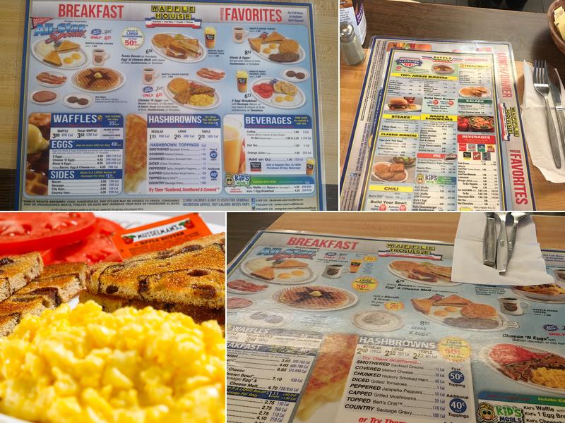 Waffle House Menu