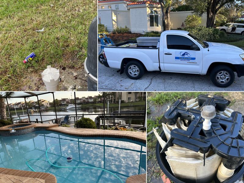 Swim blue pool service