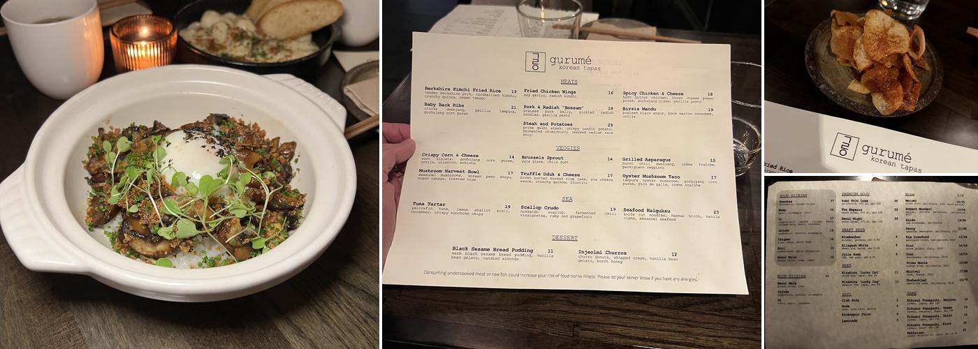 Gurumé Menu