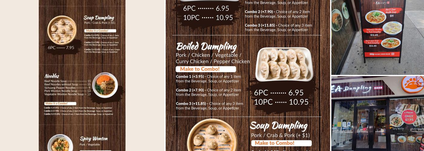EA Dumpling Menu