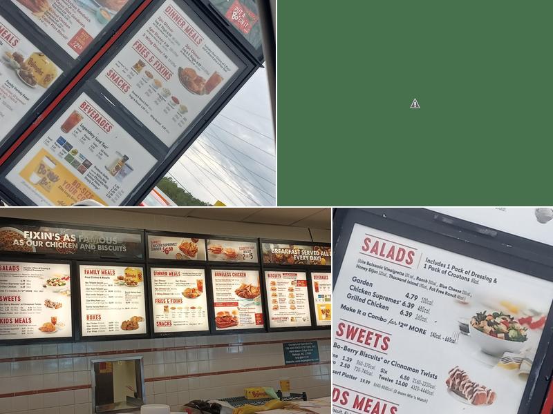 Bojangles Menu