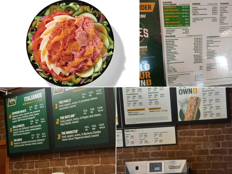 Subway Menu