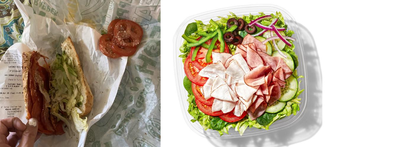 Subway Menu