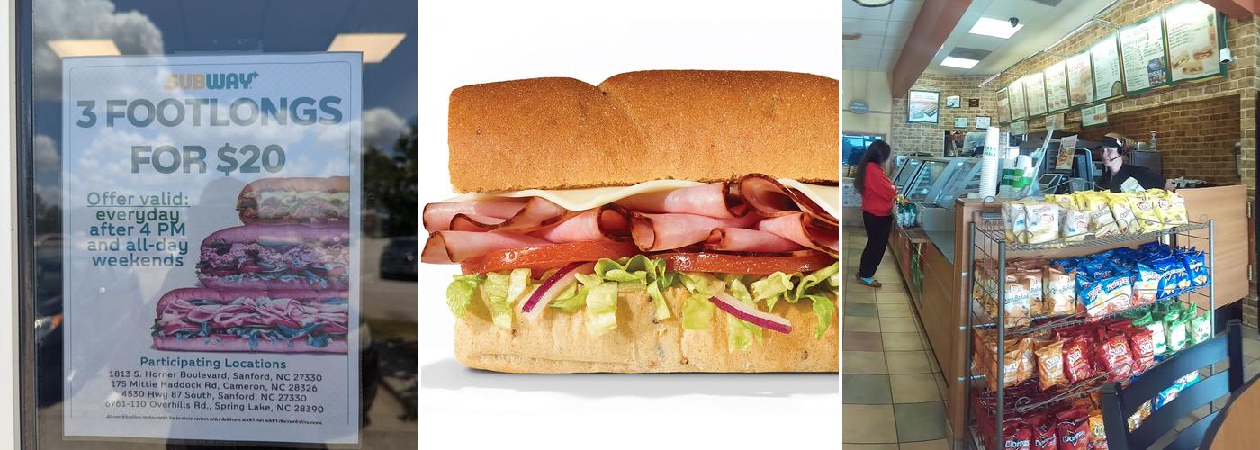 Subway Menu