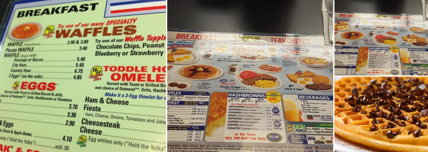 Waffle House Menu