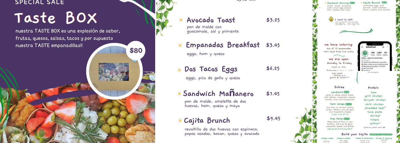 KE´KAI Menu