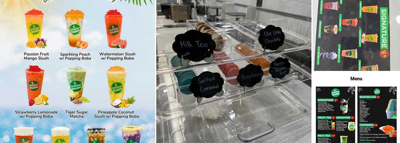 Shaking Boba Menu