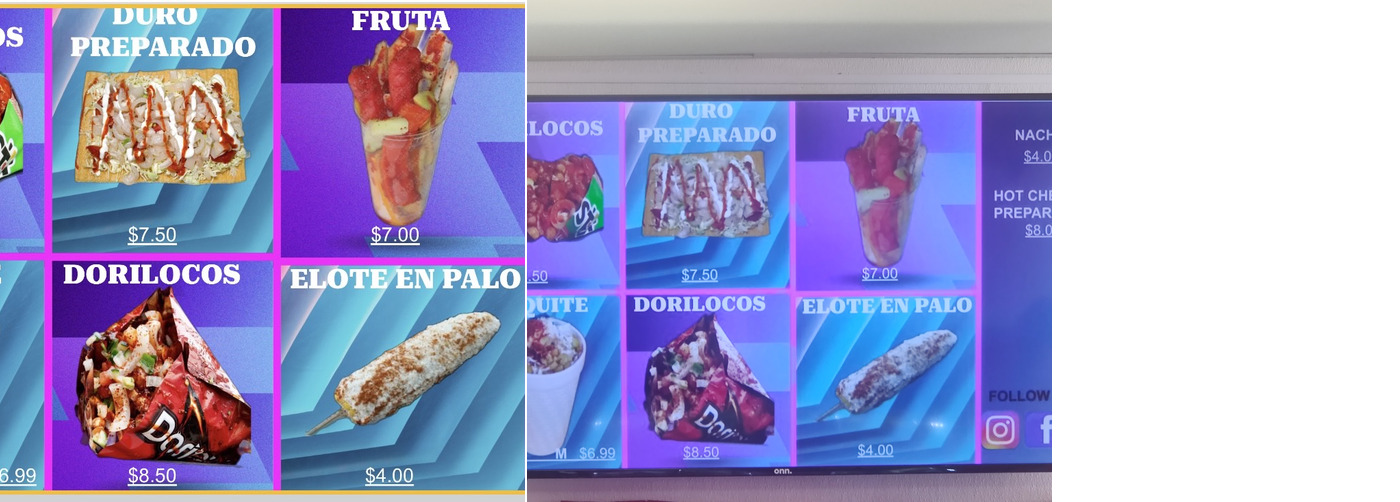 Catalinas Michoacana Menu