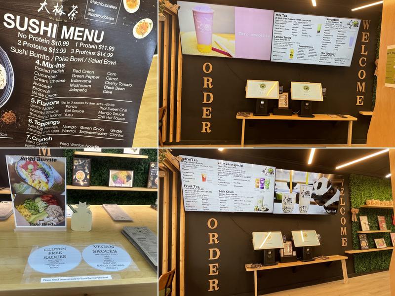 Taichi Bubble Tea, Ramen and Poke Bowl - Albany Menu