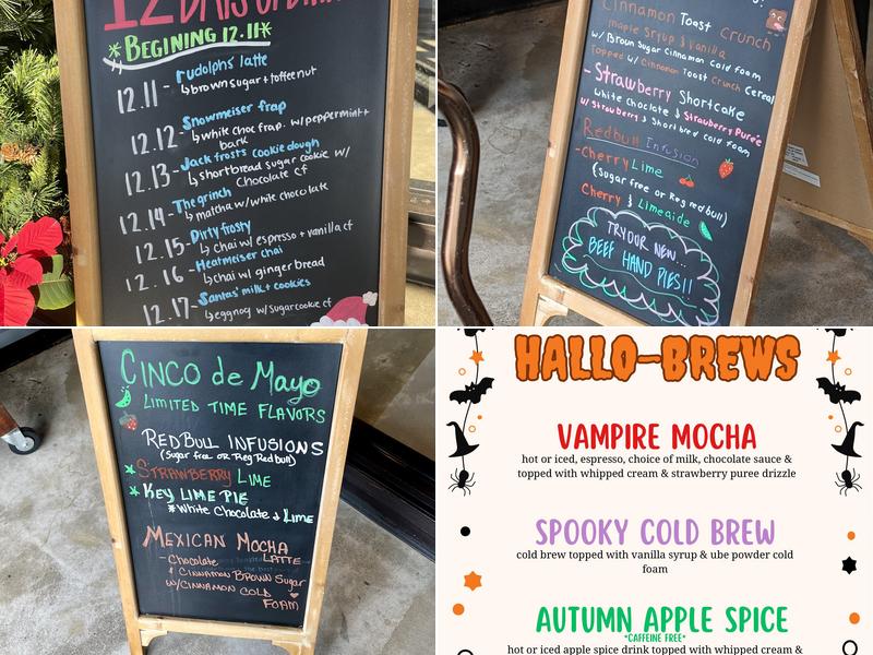 The Grounded Bean Menu