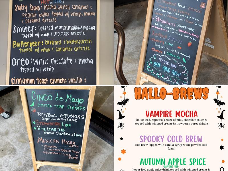 The Grounded Bean Menu