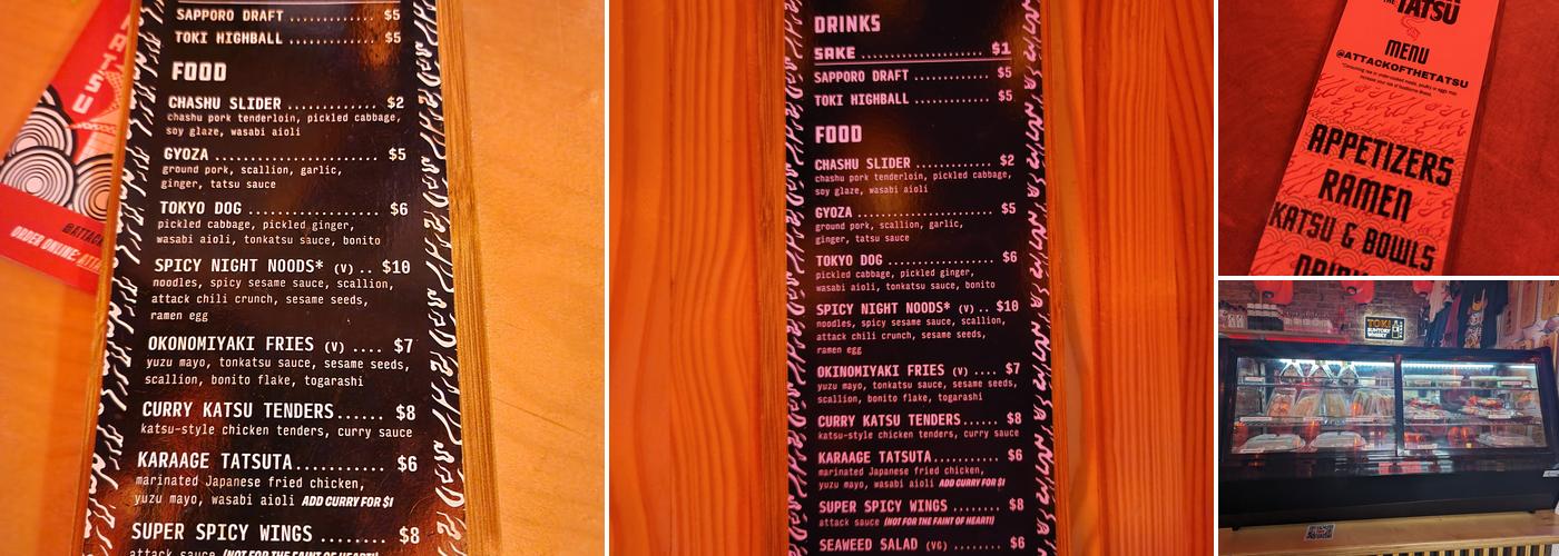 Attack of the Tatsu Menu