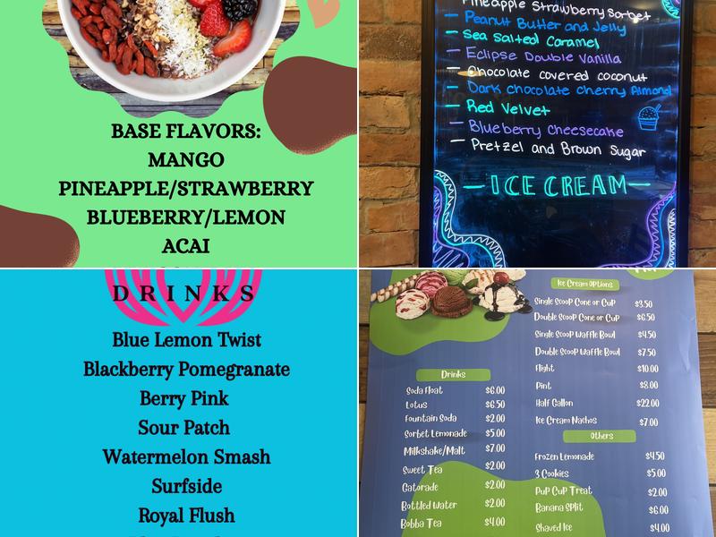 Smooth As Ice Menu