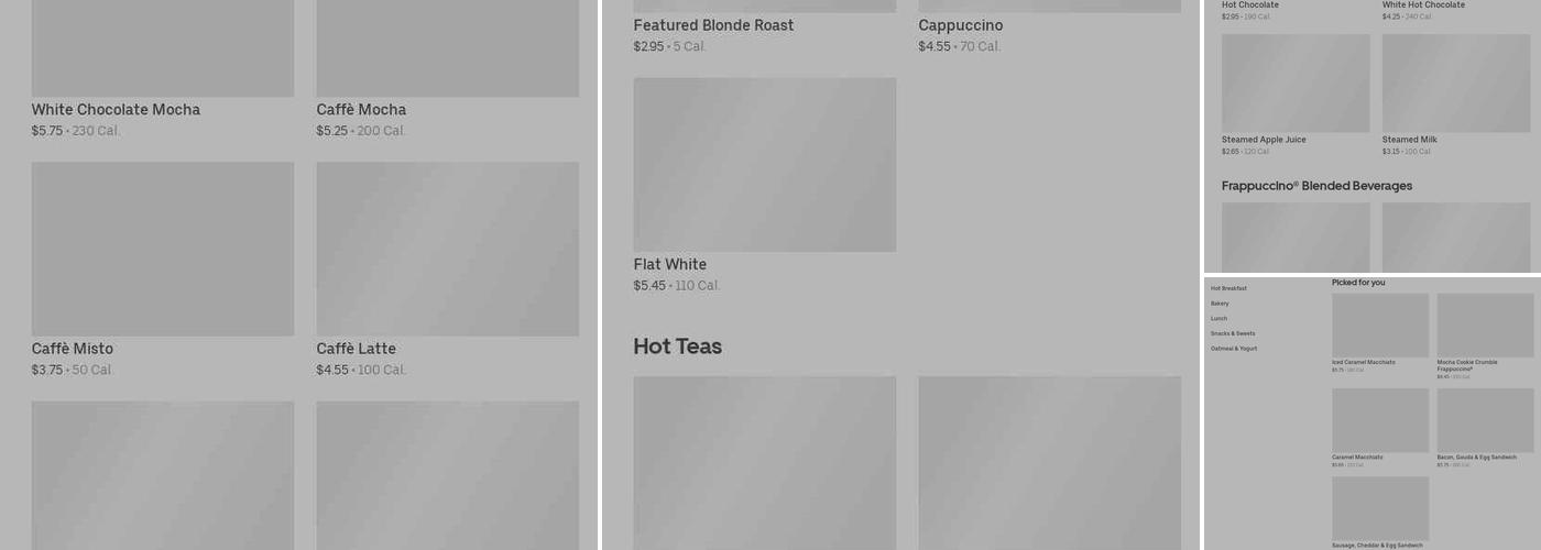 Starbucks Menu
