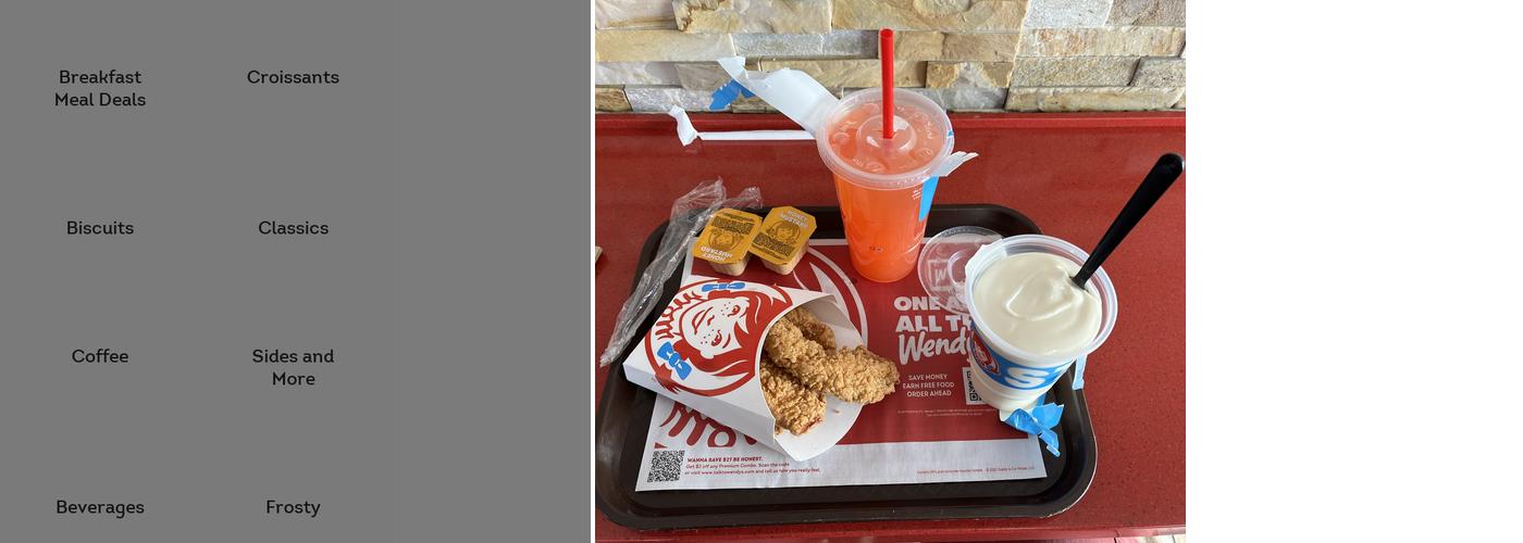 Wendy's Menu