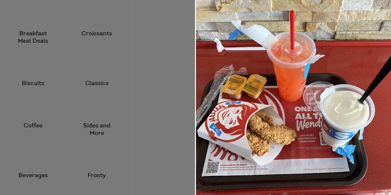 Wendy's Menu