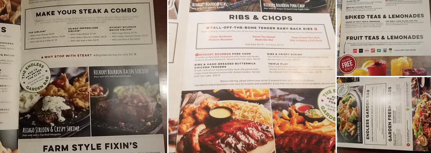 Ruby Tuesday Menu