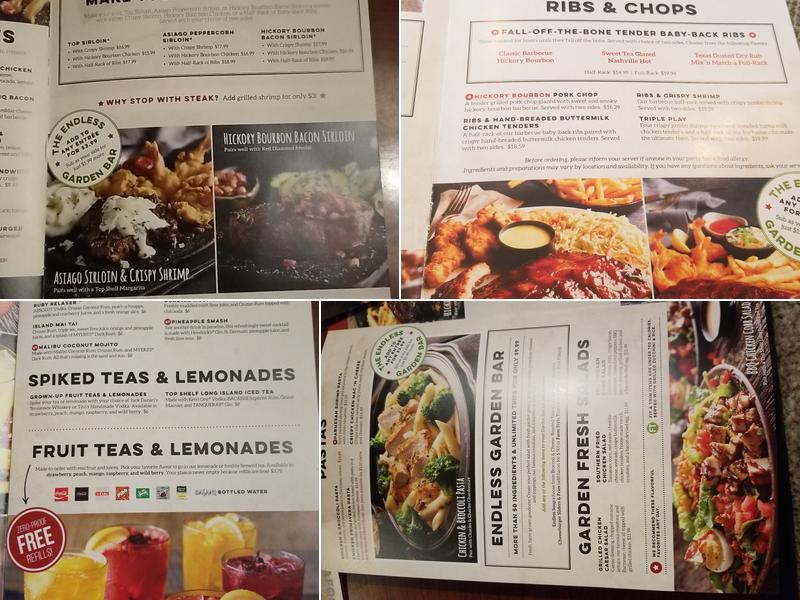 Ruby Tuesday Menu