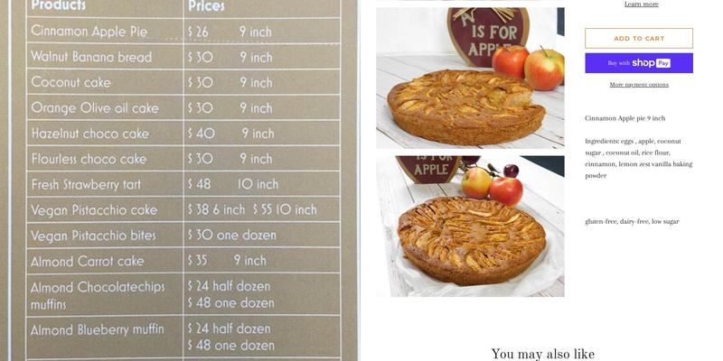 theorganicbakerymiami Desserts are made to order Menu