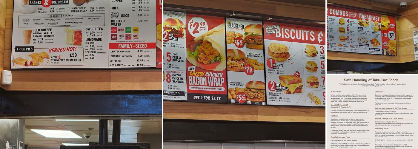 Jack's Menu