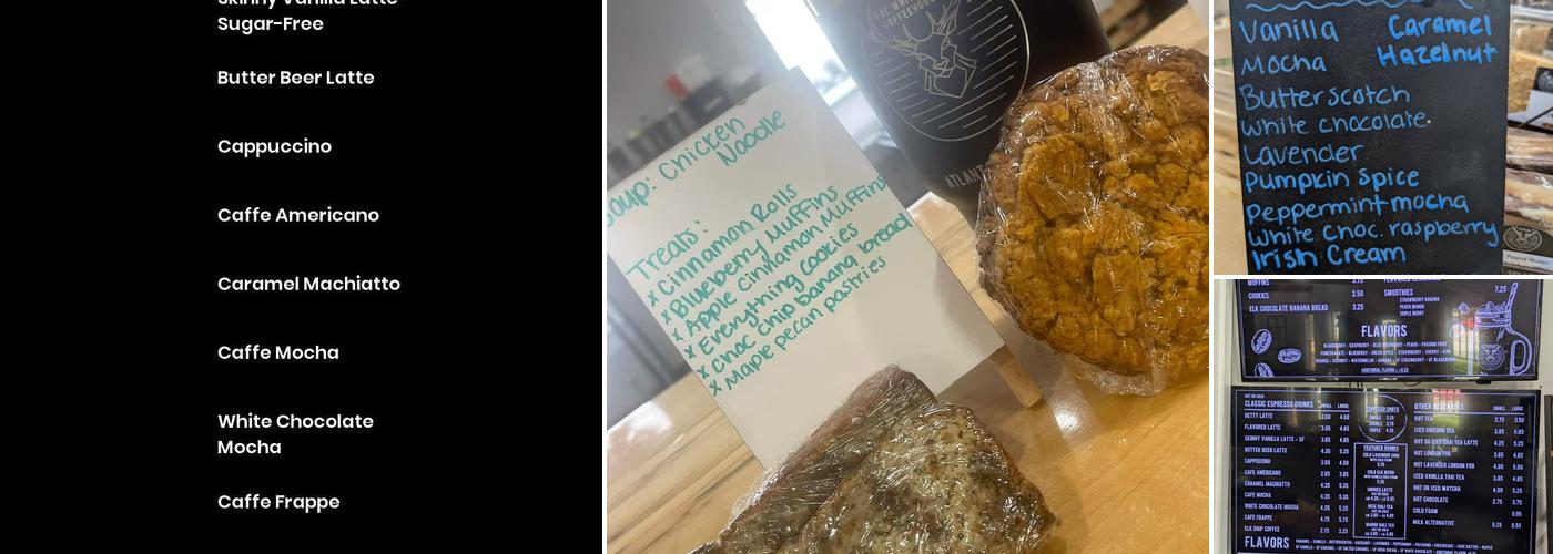 The White Elk Coffee House Menu