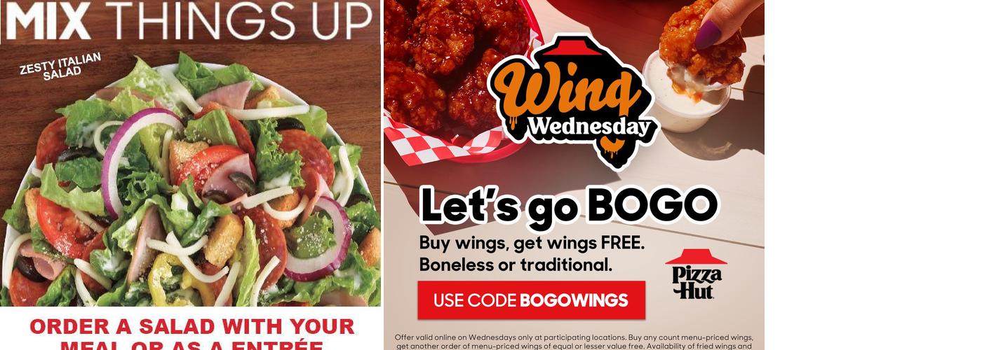 Pizza Hut Menu