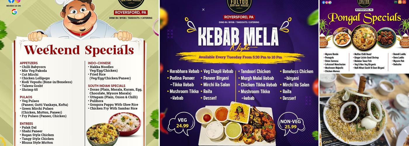 Fultoo Biryani House Menu