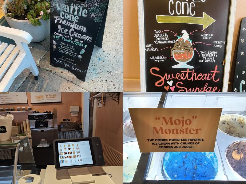 Waffle Cone Jax Menu