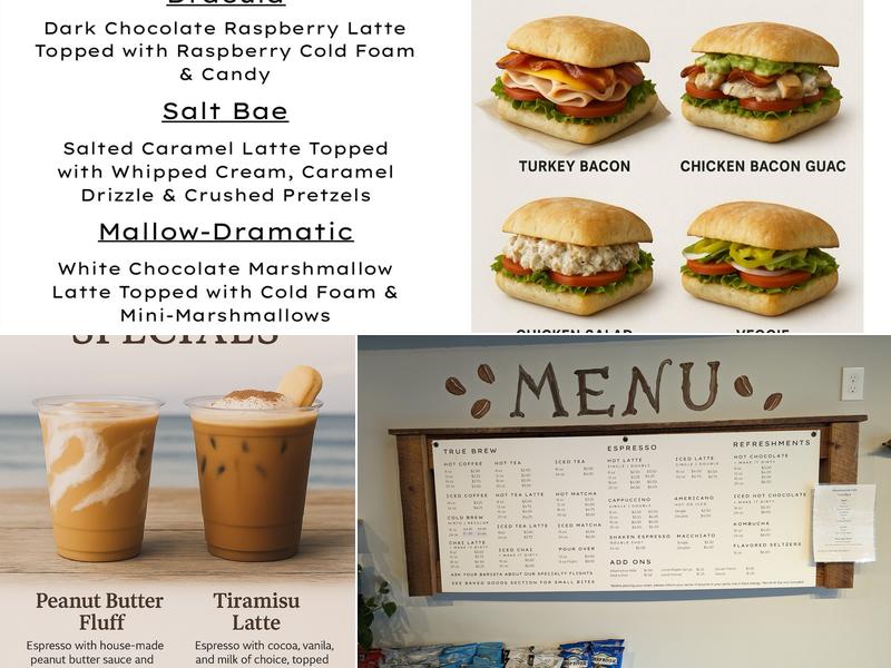 Mountainside Cafe Menu