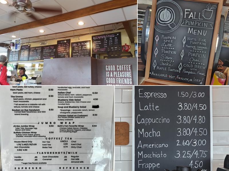 Beech Tree Cafe Menu