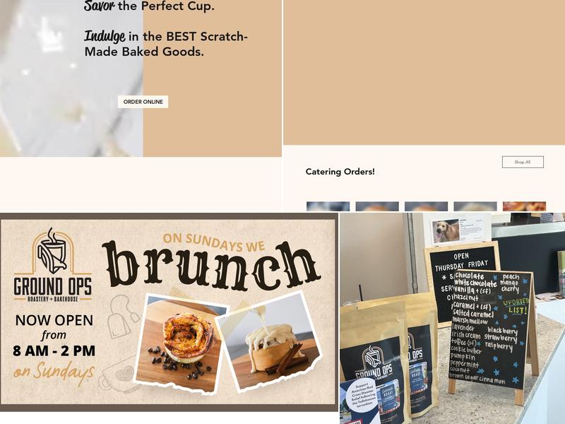 Ground Ops Roastery + Bakehouse Menu