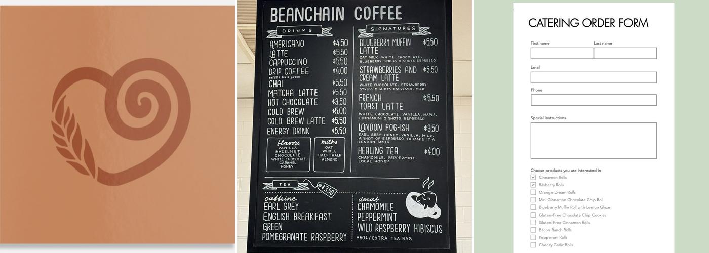 Rolled Out Bakery Menu